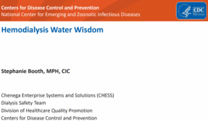 Hemodialysis Water Wisdom